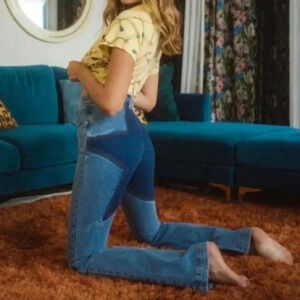 NWT REVICE two toned  Venus flare Special Edition Star jeans 27